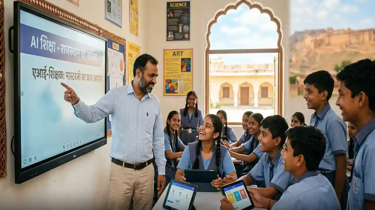 AI in Rajasthan Education- मास्टरजी का काम आसान या बच्चों की मौज जयपुर में एआई को लेकर हुआ वो फैसला, जो बदल देगा राजस्थान की किस्मत!