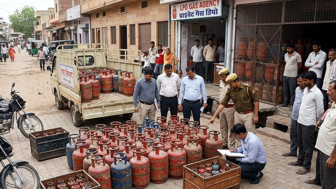 Dholpur news live धौलपुर में गैस किल्लत के बीच कालाबाजारी का खेल, रसद विभाग ने 2 दिन में दबोचे 93 सिलेंडर, जानिए पूरी जानकारी