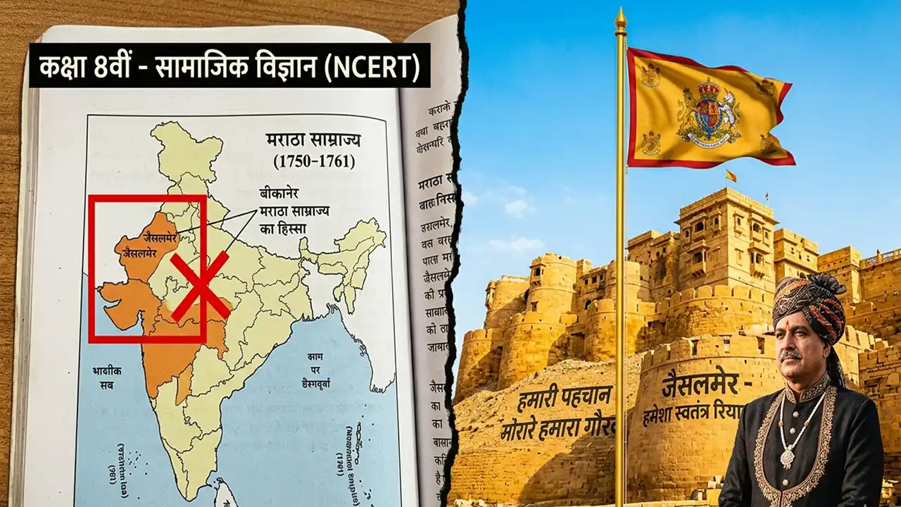 Rajasthan News: NCERT की ऐतिहासिक भूल: जैसलमेर-बीकानेर को 'मराठा' बताने पर मचा घमासान, आखिर झुकना पड़ा!