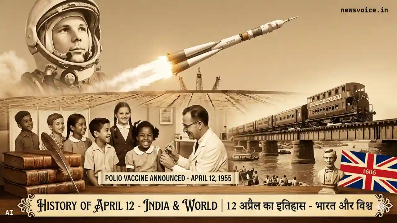 12 April History Today India & World (ai image)