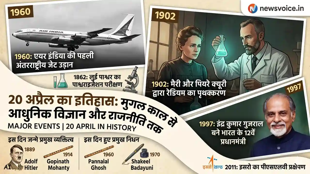 20 Aprail ka itihas (SOURCE- AI)