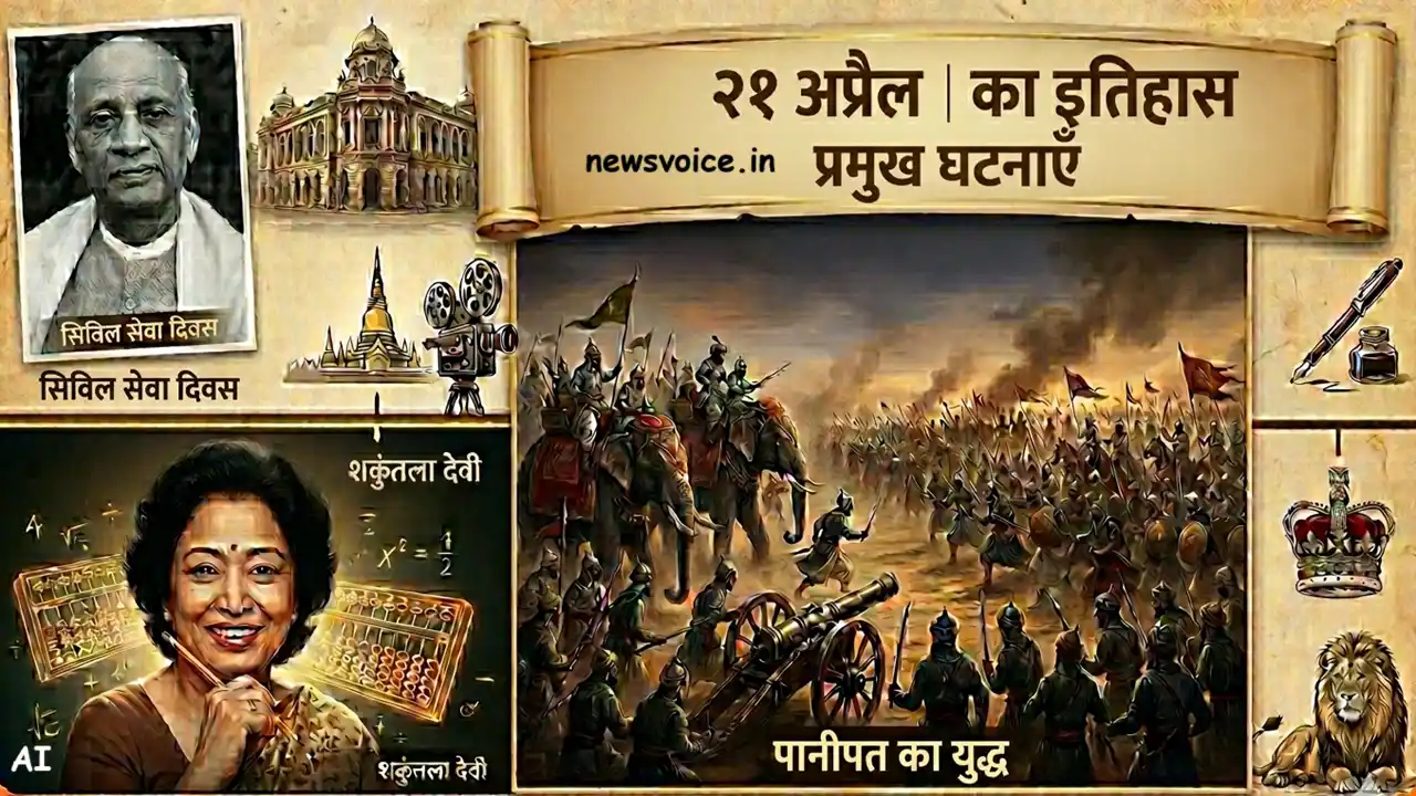 21 Aprail ka itihas Newsvoice (source- AI)