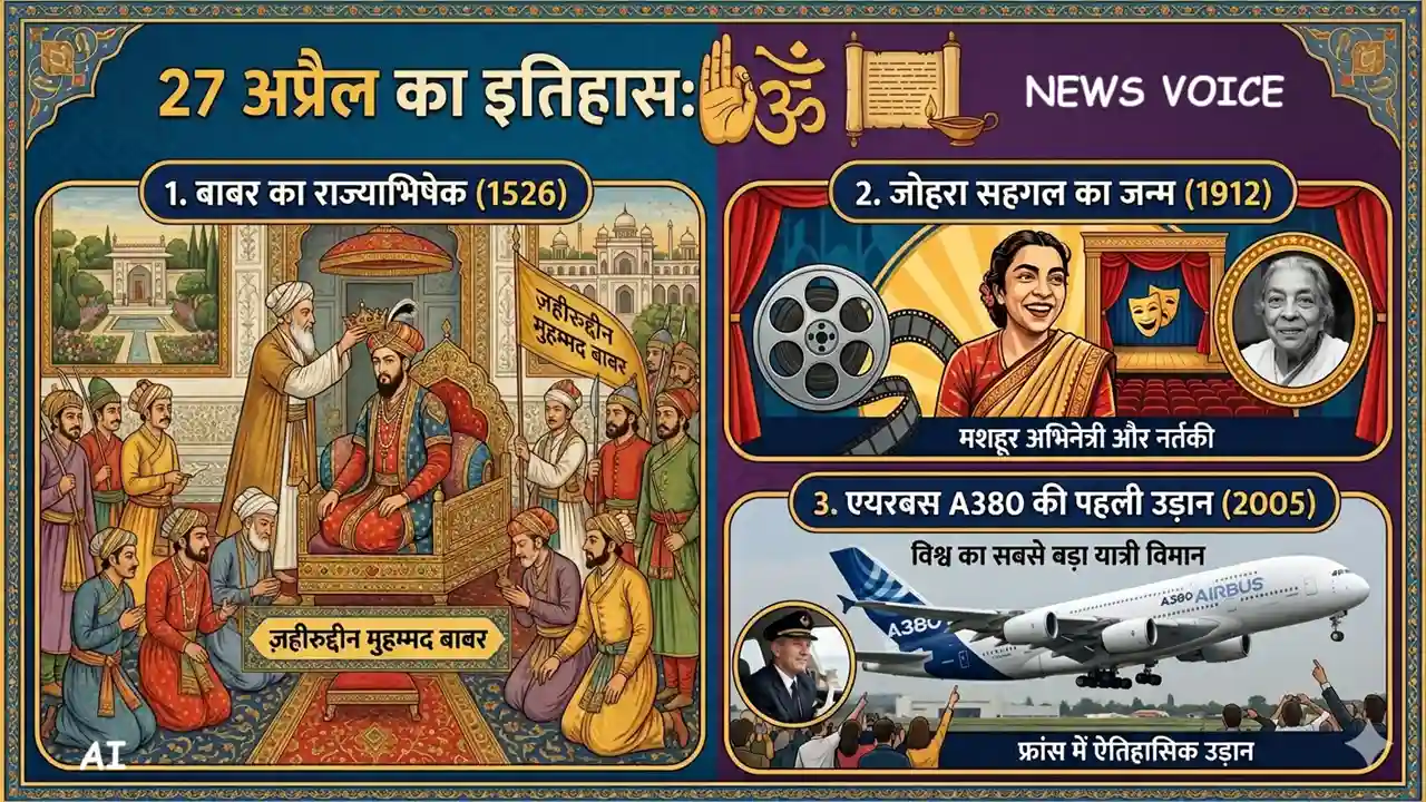 27 April ka itihasToday in History Hindi प्रतिकात्मक)