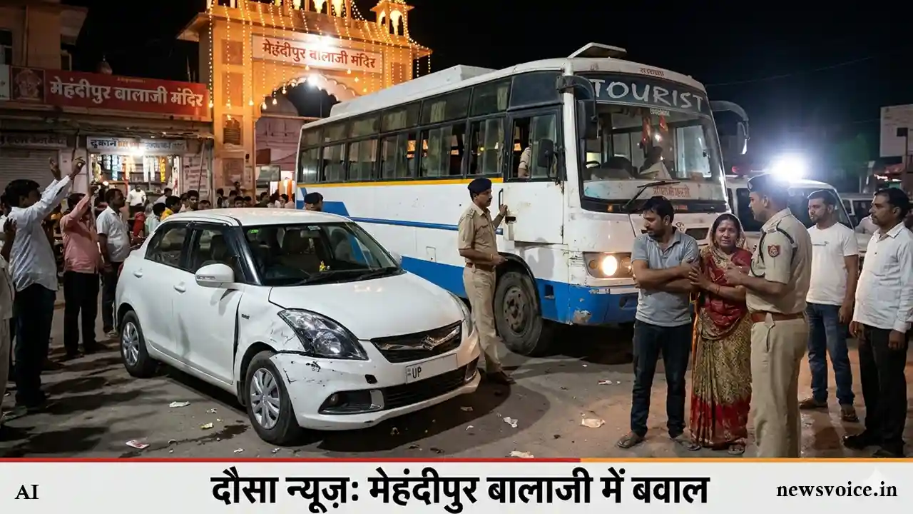Bus Accident Mehandipur Balaji