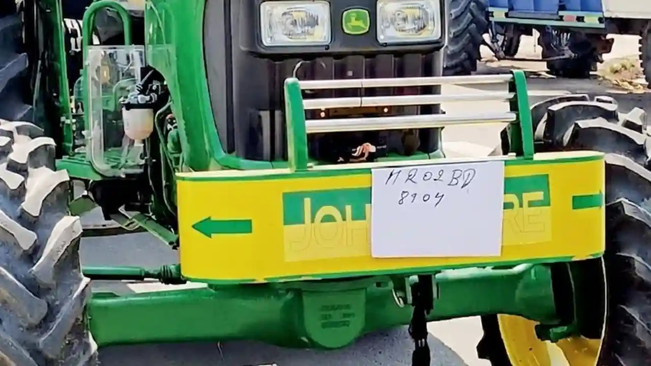 Farmer smart hack for number plate