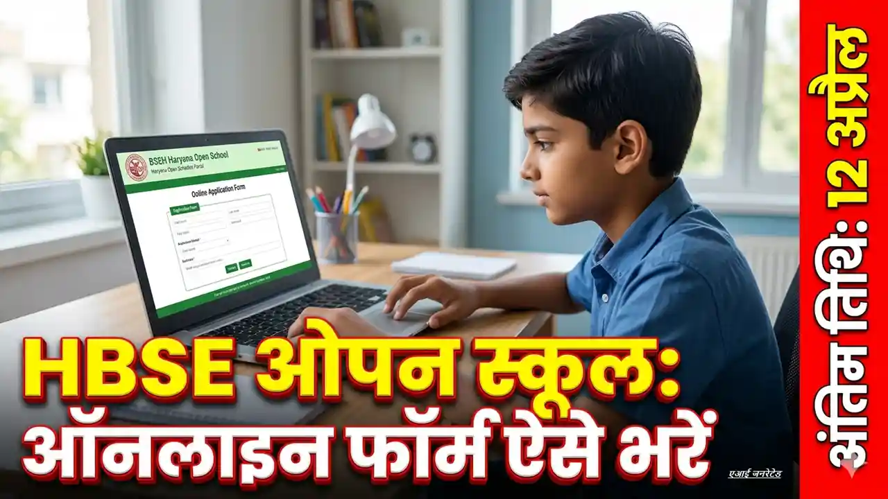 HBSE Haryana Open School Registration 2026